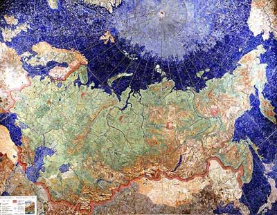 Мозаика: Карта СССР